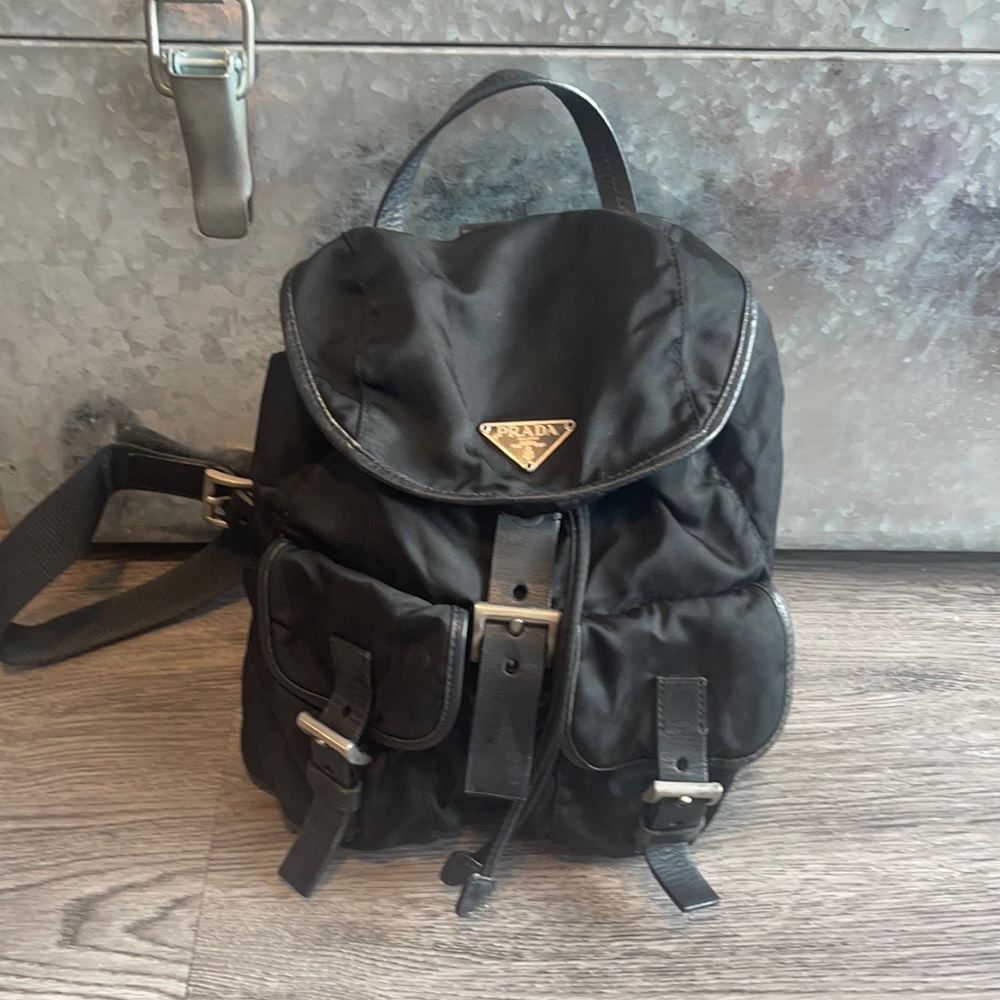Prada nylon backpack